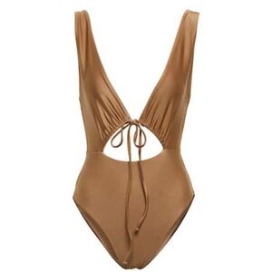 Jade Swim Cava One Piece in Nude Matte